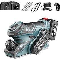 Amazon | ミニ 電気 カンナ 木工用 電動カンナ 幅60mm 深さ0.8mm